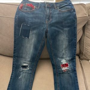 Stitch star jeans